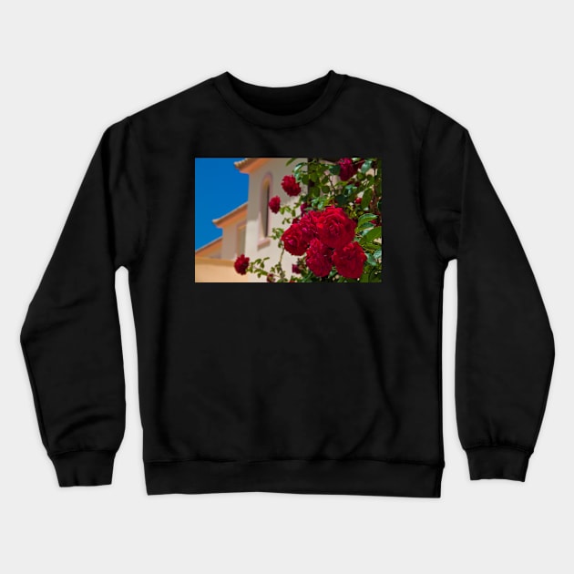 Roses. Somewhere in mainland Greece. Crewneck Sweatshirt by vadim19